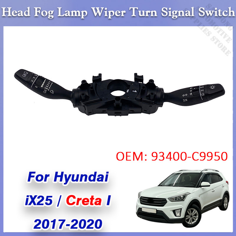 Car Wiper - 93400-C9950 Interruptor de Faros Antiniebla, Limpiaparabrisas