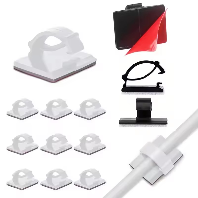 Abrazadera adhesiva para cable - Car Cable Organizer reseña y precio
